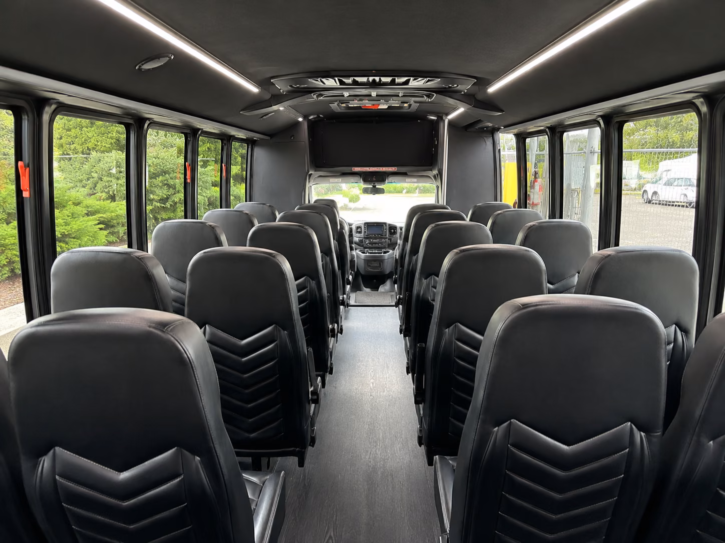 san ramon 18 passenger minibus inside