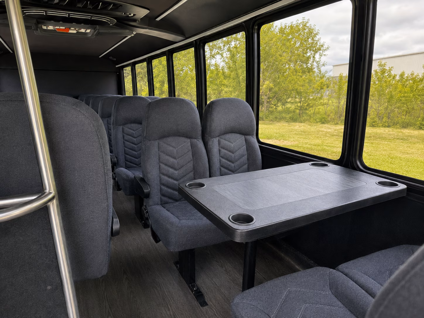 san ramon 20 passenger minibus interior