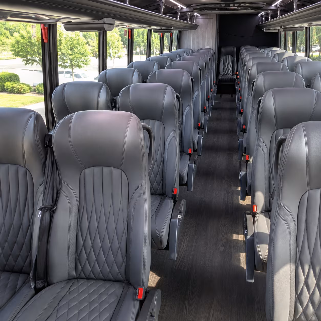 san ramon 25 passenger minibus interior