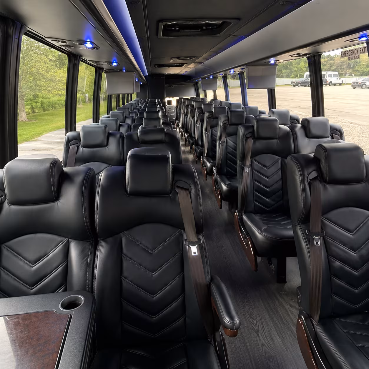 san ramon 28 passenger minibus inside