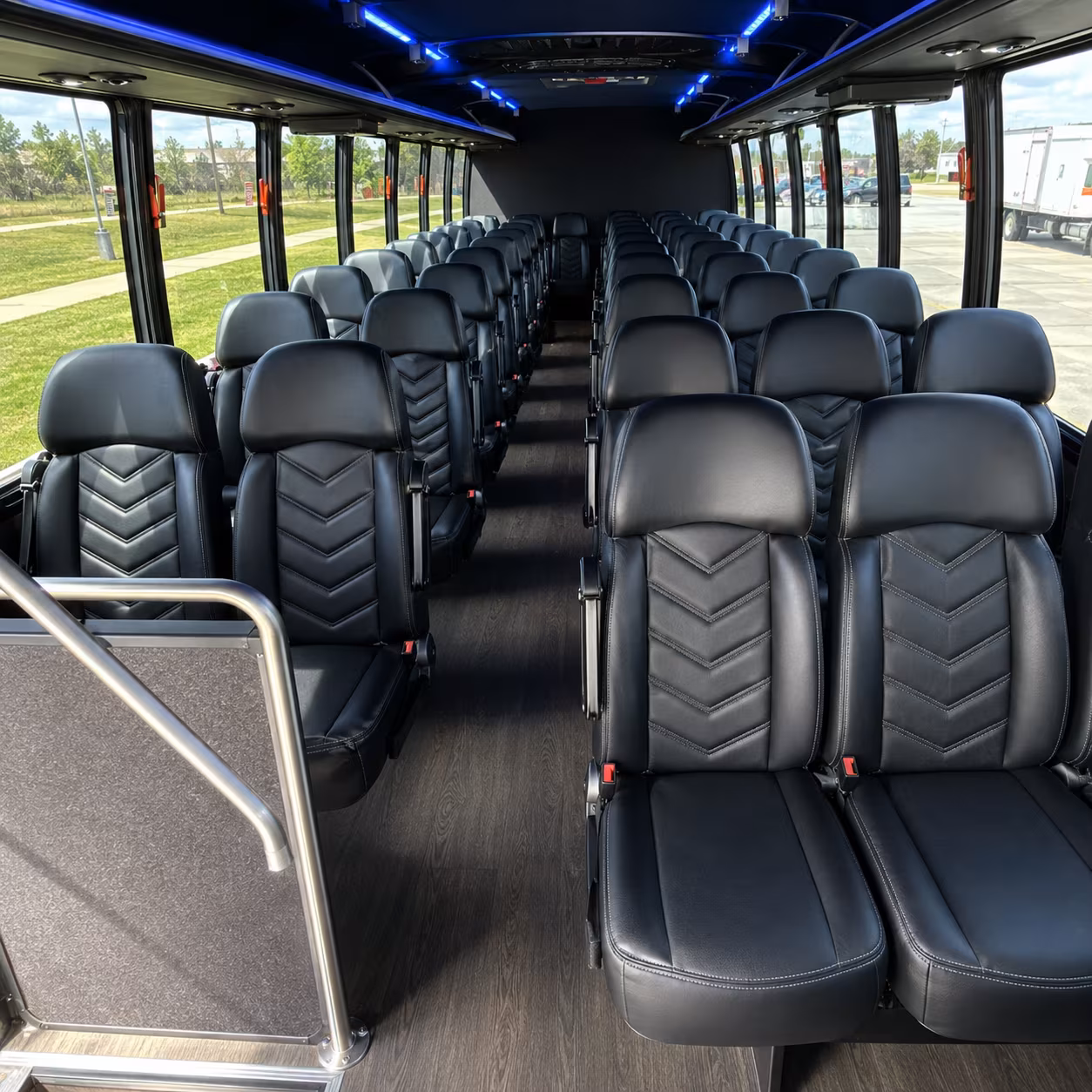 san ramon 28 passenger minibus interior