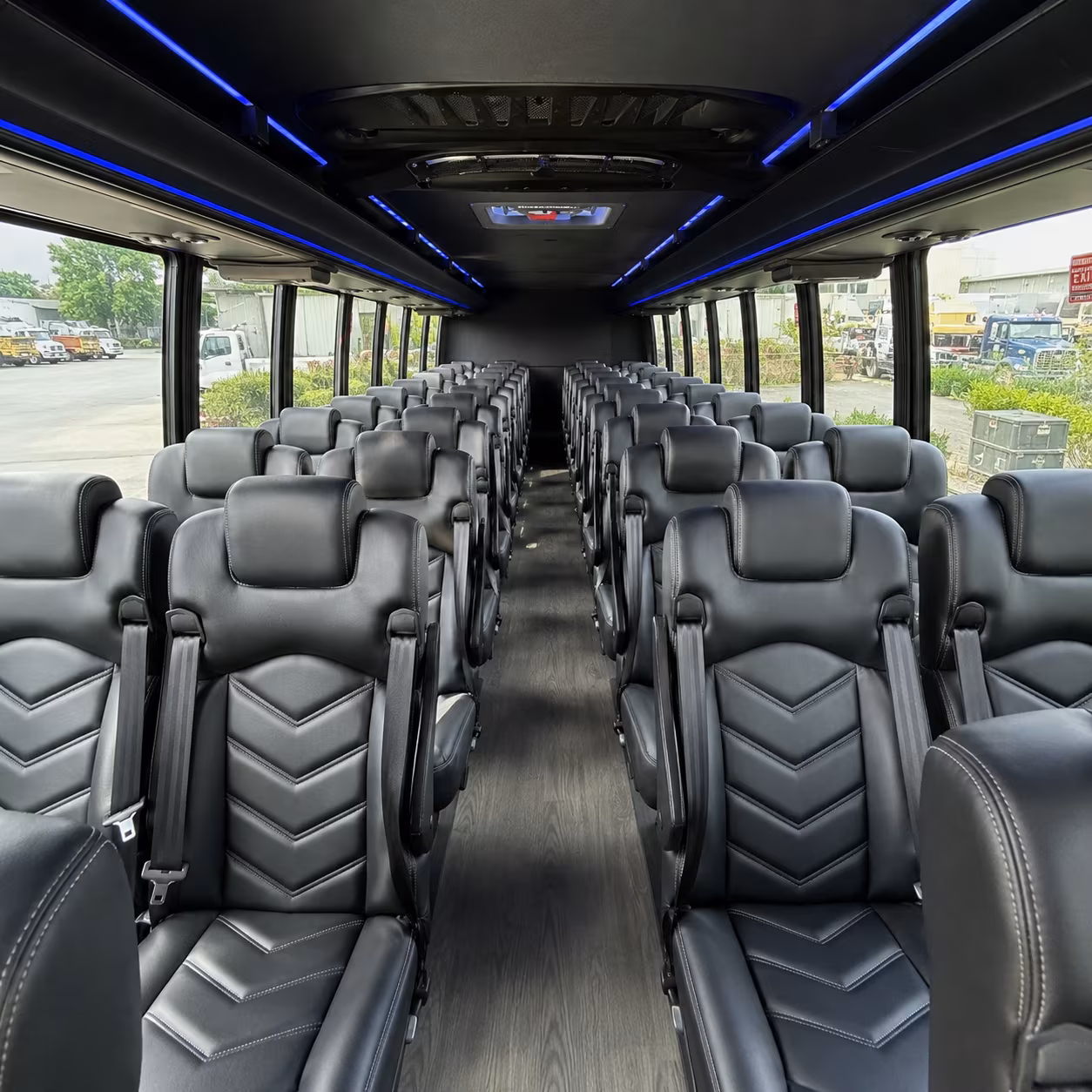 san ramon 30 passenger minibus interior
