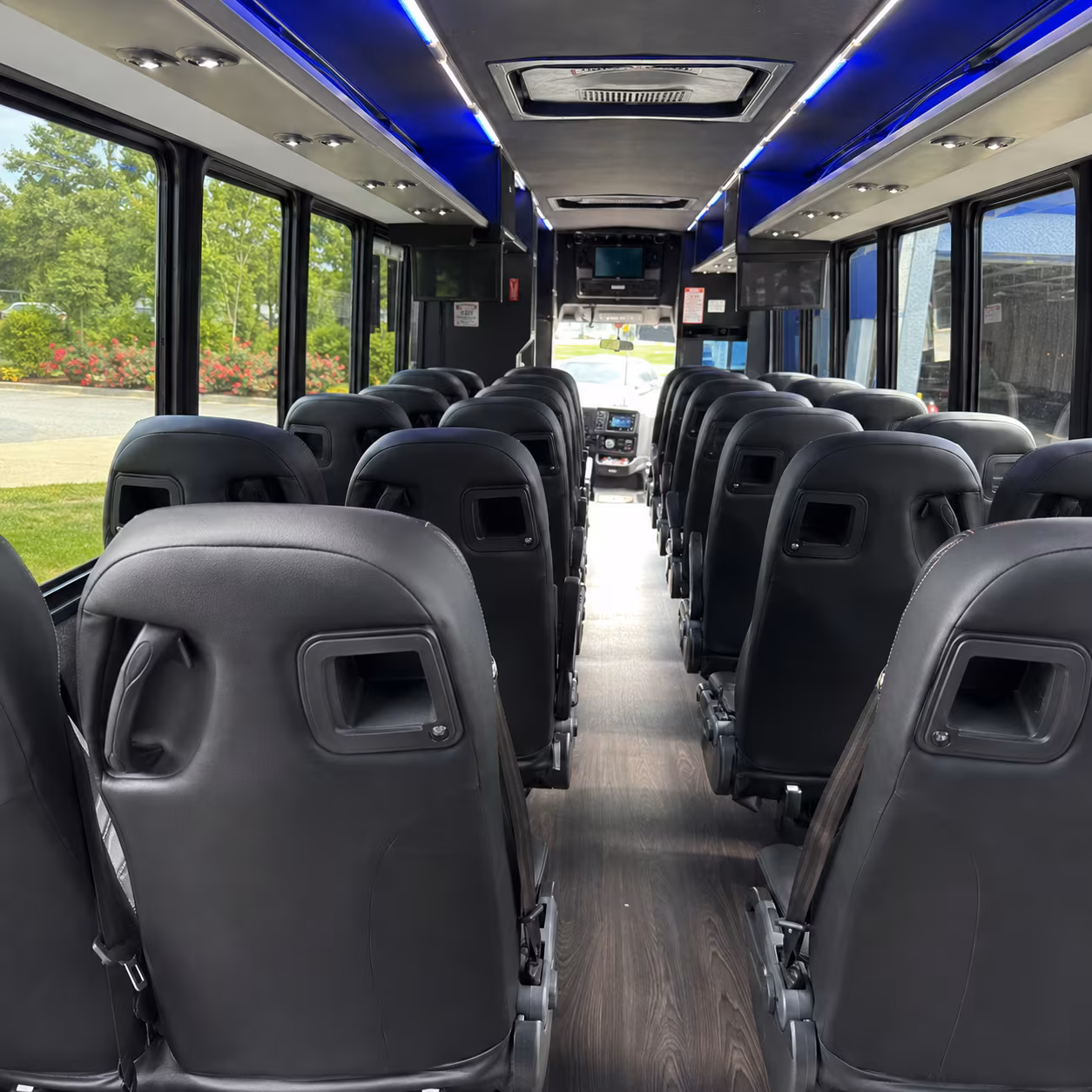 san ramon 35 passenger minibus inside