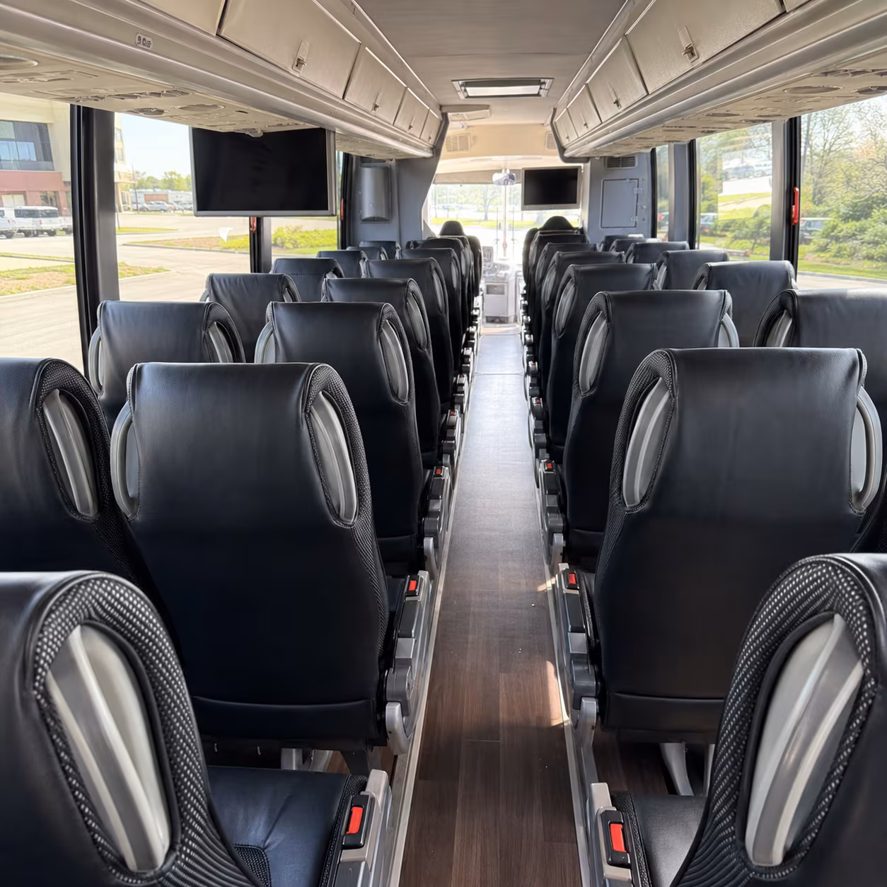 san ramon 56 passenger charter bus inside