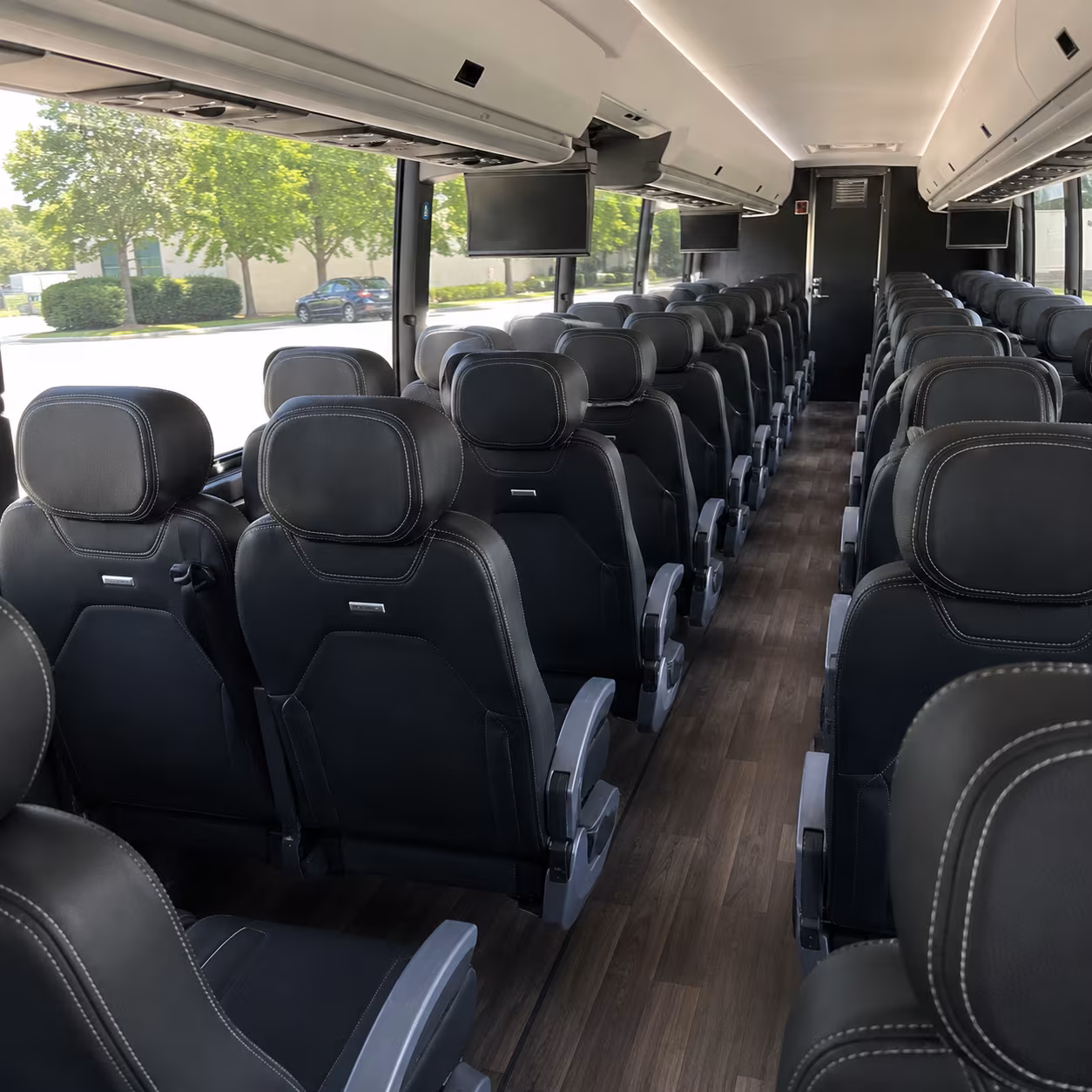 san ramon 56 passenger charter bus interior