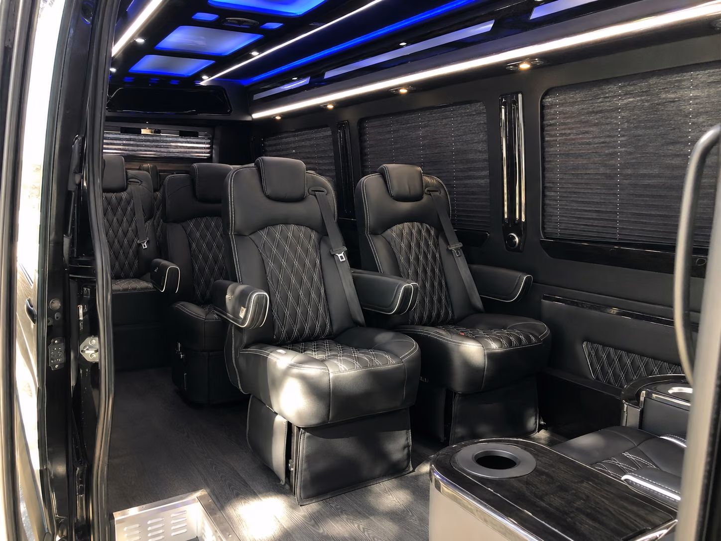 san ramon sprinter van with driver interior